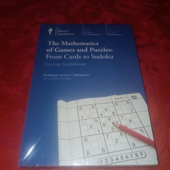 The Mathematics of Games and Puzzles From Cards to Sudoku 1 Book 3 DVDs - Picture 1 of 2